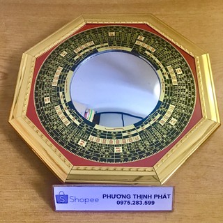 Gương bát quái lồi cao cấp kèm giấy khai quang