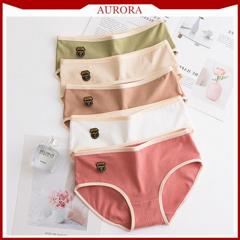 [Được Chọn Màu Quần Lót Nữ Cotton Kháng Khuẩn Happy Girl