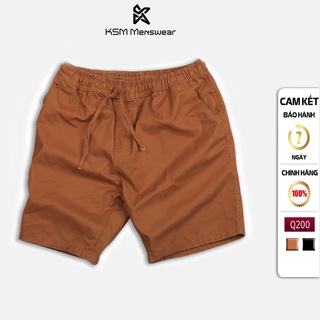 Quần Short Đùi KSM Menswear Kaki Nhung Đẹp Giá Rẻ Q200