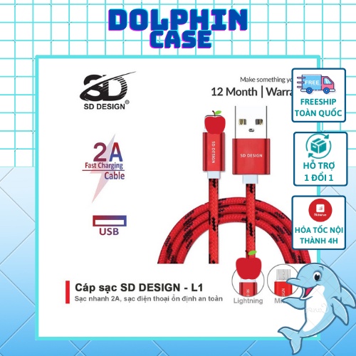 Dây cáp sạc chân ,micro – Dây bọc dù  cho ip,samsung,xiaomi,… - Phụ kiện điện thoại Dolphincase