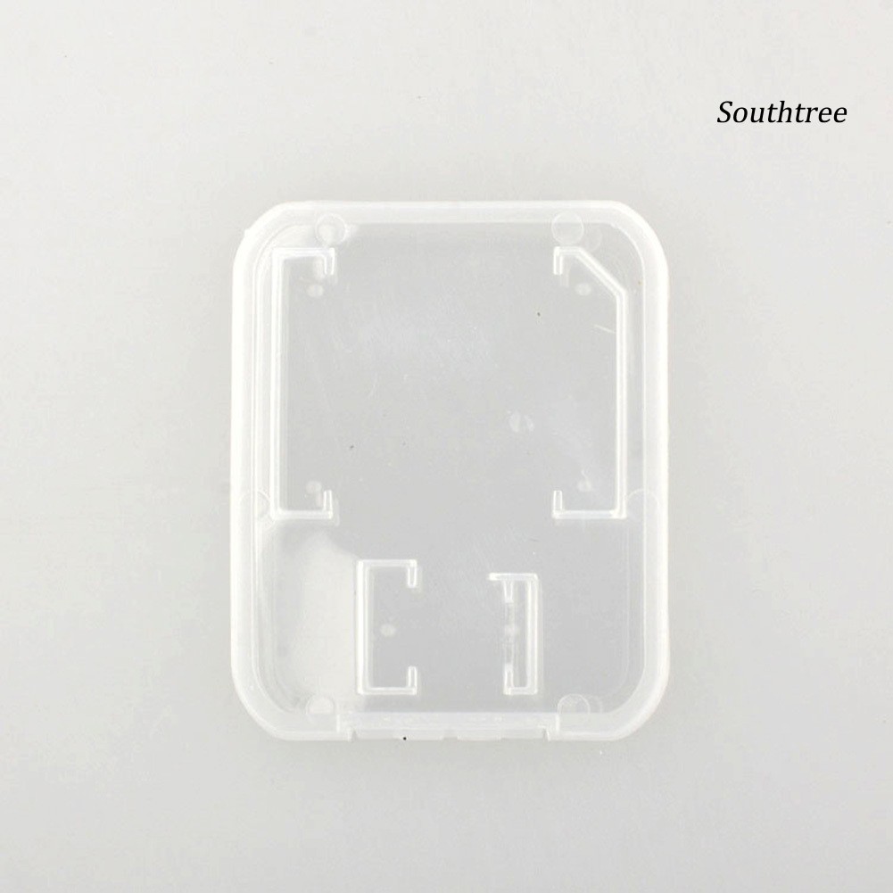 【Ready stock】5 Pcs Clear Plastic Memory Card Case SD TF Card Storage Box Protection Holder