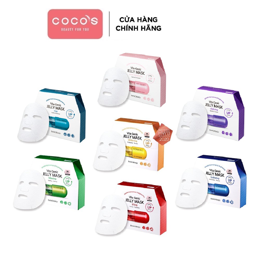 Combo 10 mặt nạ Banobagi Cung Cấp Vitamin Cho Da Banobagi Vita Genic Jelly Mask (30ml x 10)