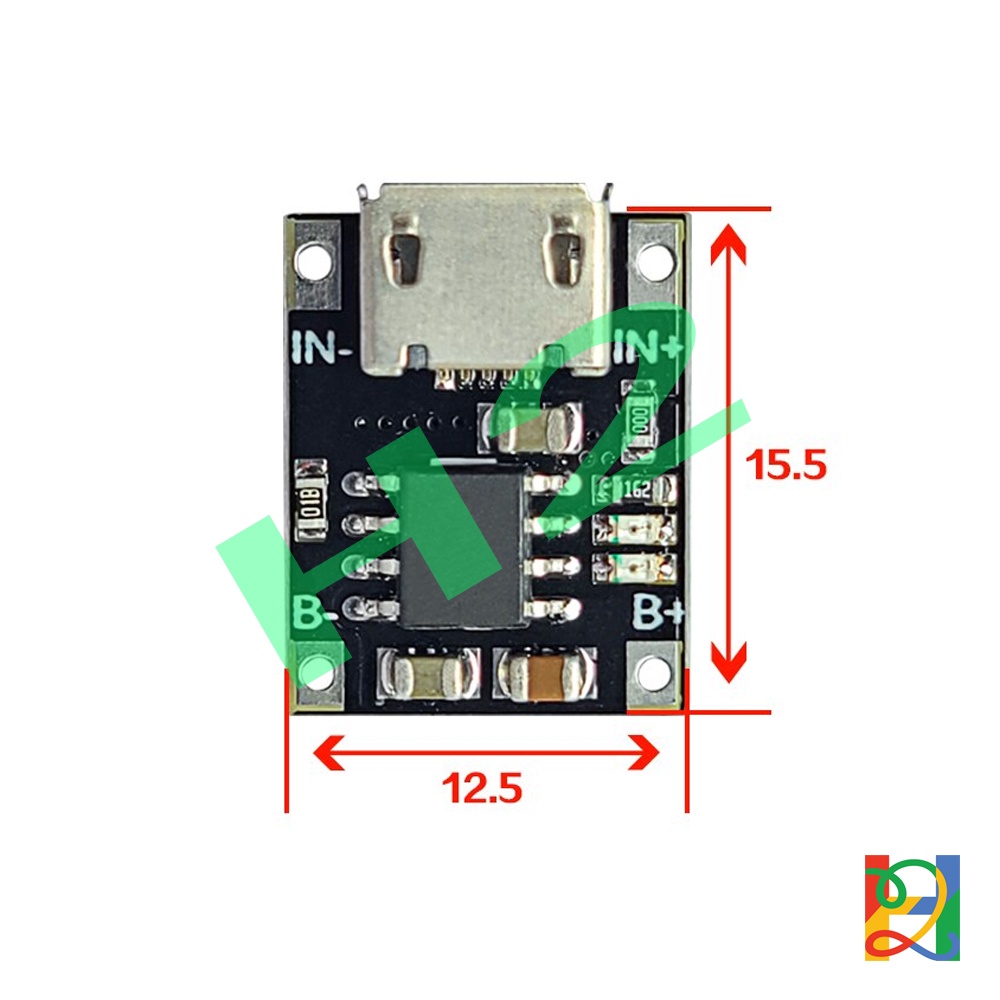 Mạch sạc pin Micro usb sạc pin lithium-18650-lion siêu nhỏ 4056 5V 1A