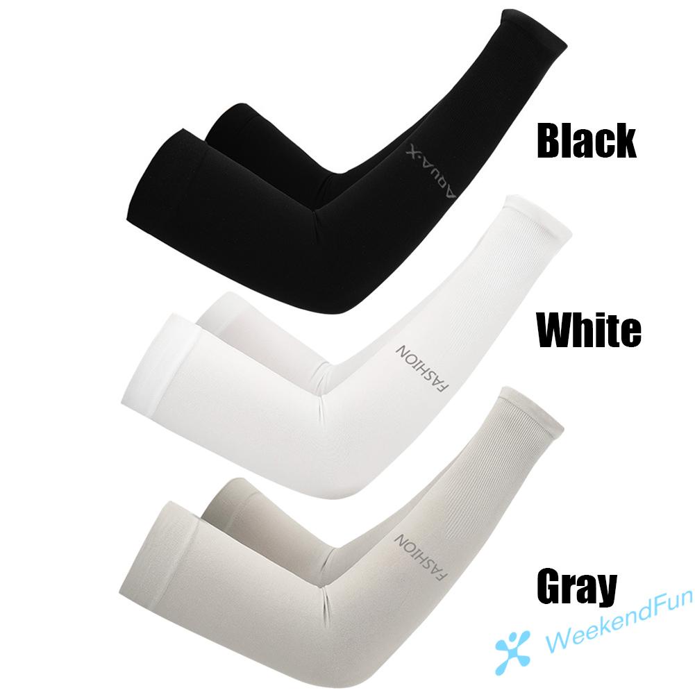 Ống găng tay chống nắng chống tia UV chất liệu lụa băng thoáng mát thích hợp khi tập thể thao/chạy xe đạp cho unisex
