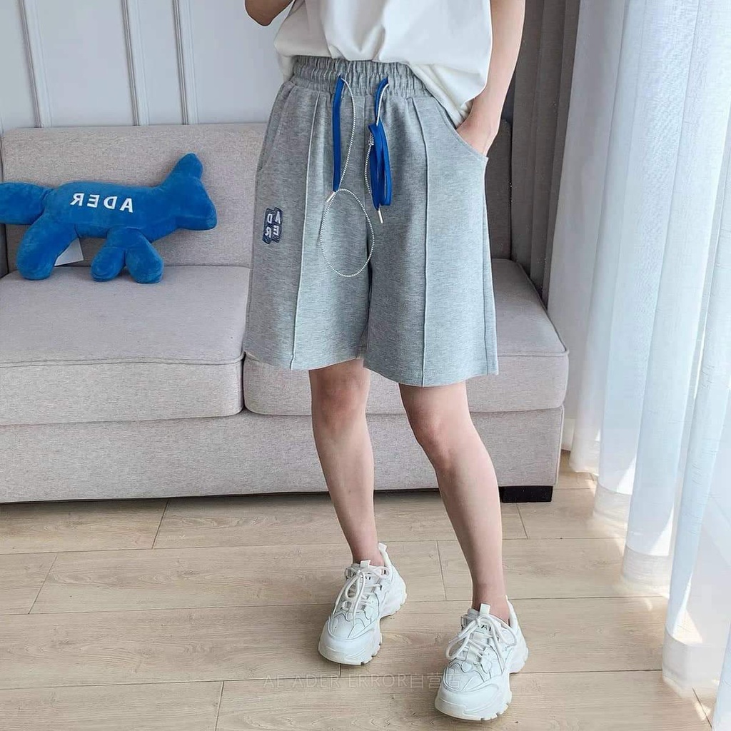 Quần Short Nam Nữ Thể Thao Chất Cotton Co Giãn, Quần Đùi Unisex Form Rộng Phong Cách Hàn Quốc
