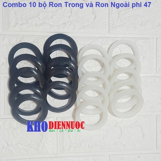 Combo 10 bộ Ron trong và Ron Ngoài phi 47 dùng cho máy nước nóng năng lượng mặt trời