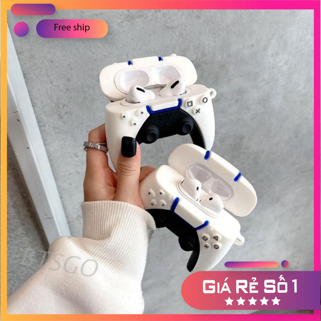 (thanh lý) 3D CASE Vỏ Bảo Vệ Hộp Sạc Tay Cầm Chơi Game 3d Cho Ps5 / Airpods 1 / 2 Pro