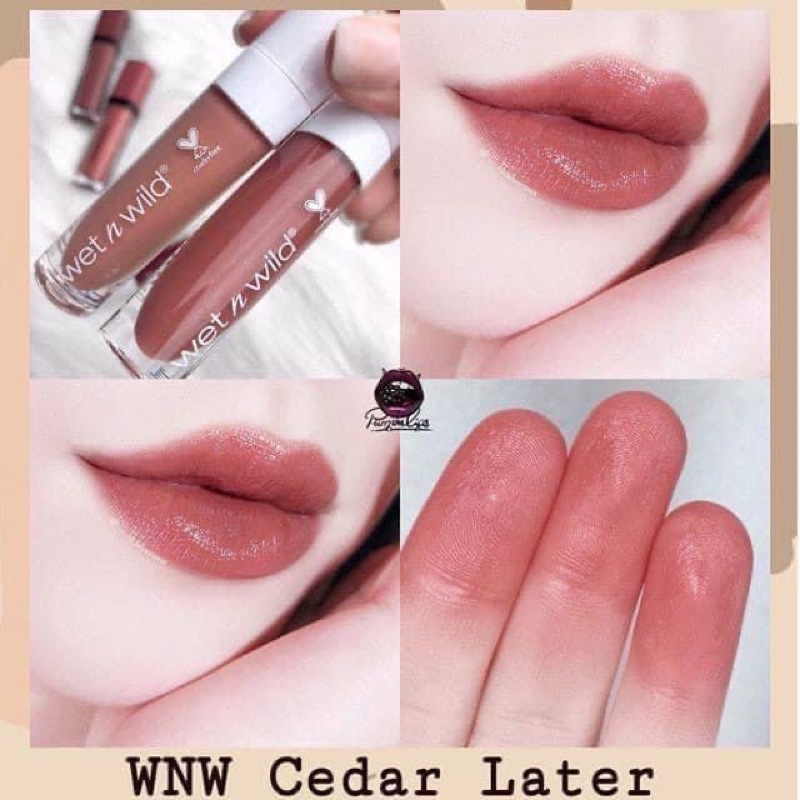 Son Wet N Wild màu Cedar Later P945B tone cam hồng đất