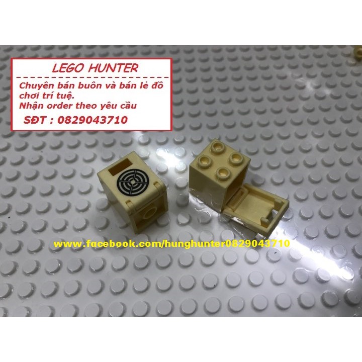 Phụ kiện Lego Moc : combo 2 Hộp có nắp mở