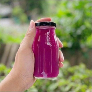 Chai thủy tinh 200ml nắp chống tràn kim loại