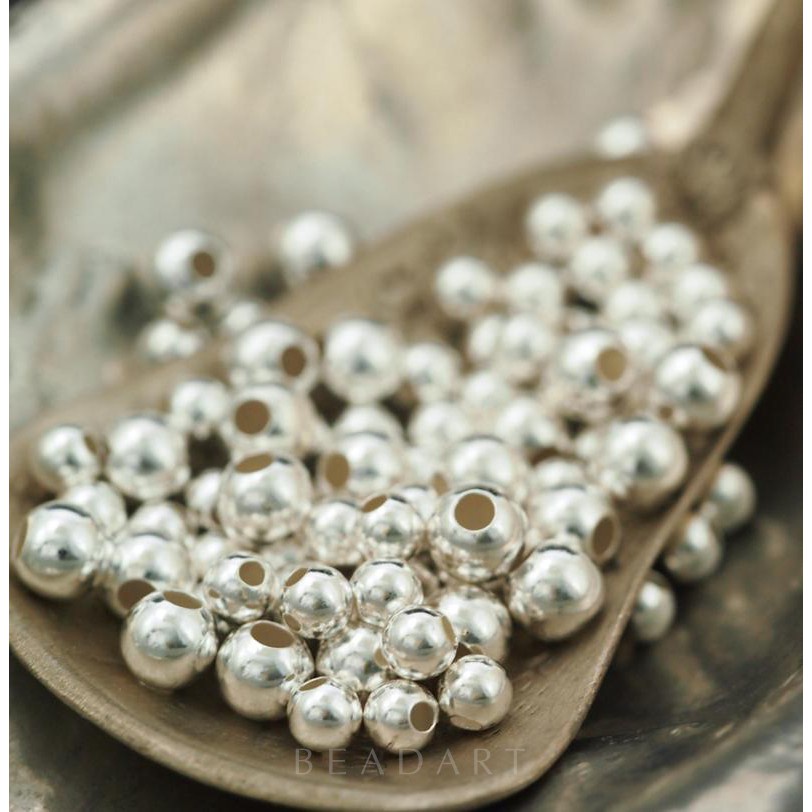 🔥 GIÁ BÁN SỈ 🔥 Bạc chuẩn: 60 hạt bi bạc 3mm - Hàng chuẩn - đẹp, TH587
