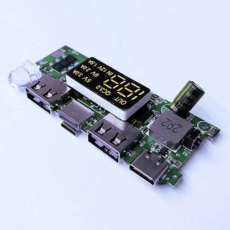 Mạch Sạc Dự Phòng Sạc Nhanh QC3.0 IP5328 PD18W 12V Đa Giao Thức