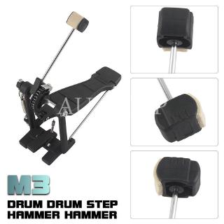 AUshop Durable Drum Hammer Stainless Steel Handle Drum Pedal Beater Stylish Band