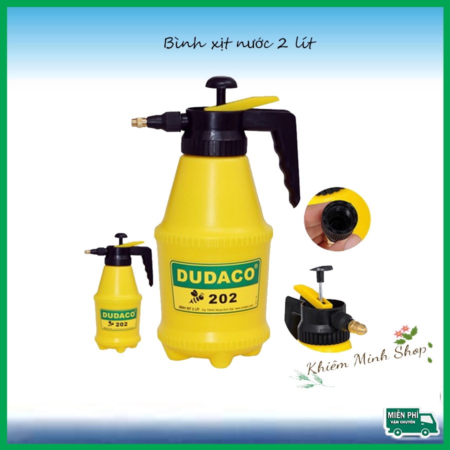 Giá sỉ Bình xịt nước 2lit - bình phun nước Dudaco 2 lit