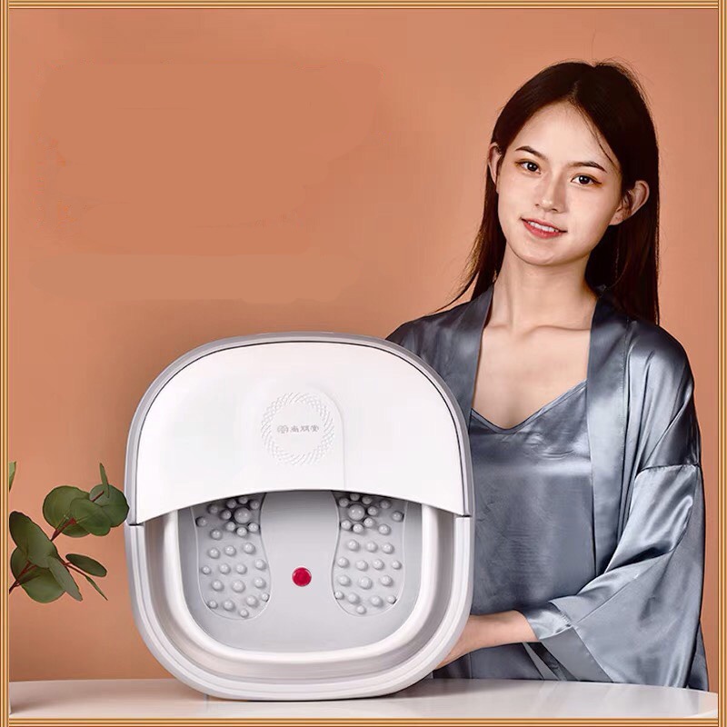 Chậu ngâm chân massage gấp gọn, Bồn ngâm chân mát xa cao cấp, tự động đun nước, giữ nhiệt ổn định - LB219211