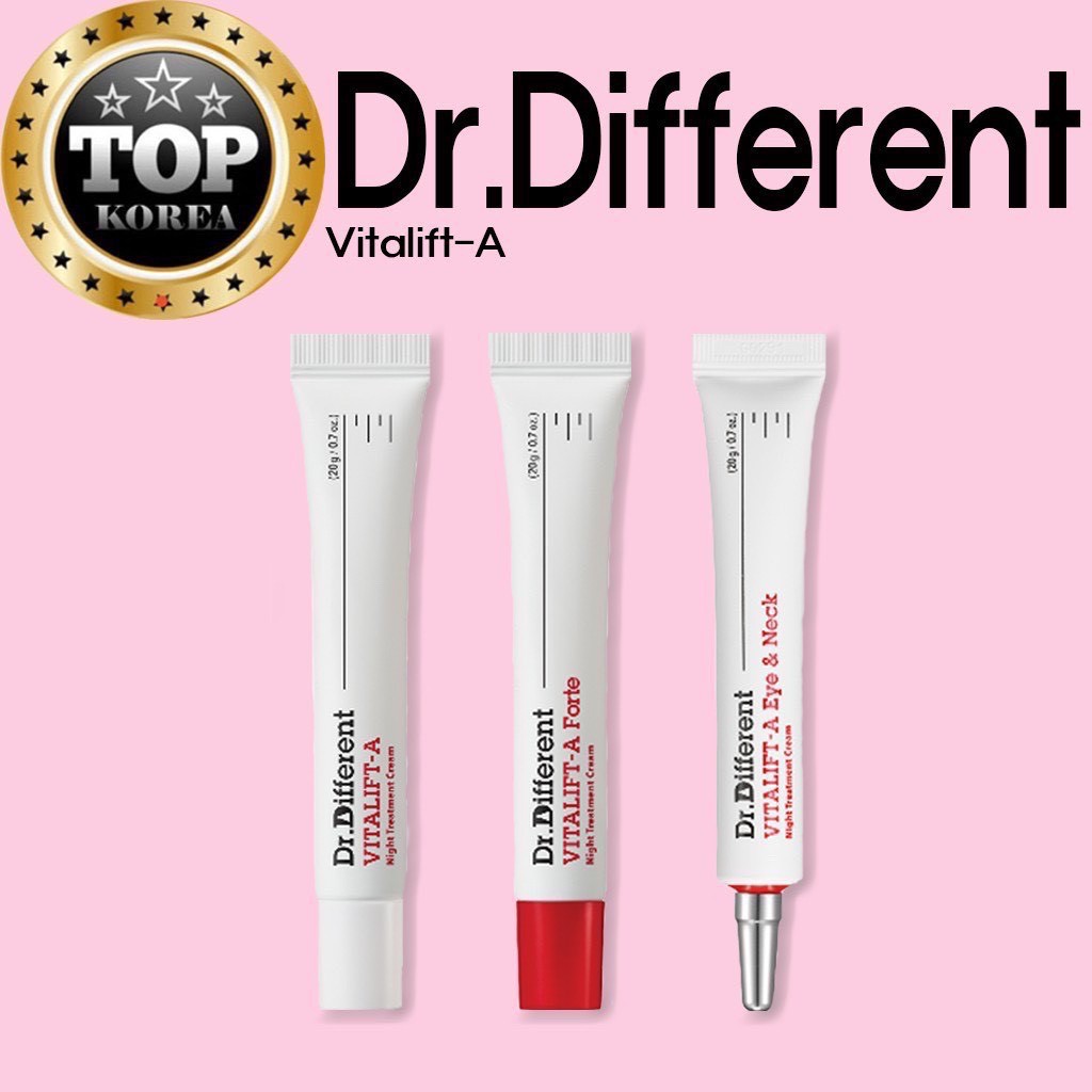 [Mã 254FMCGSALE giảm 8% đơn 500K] Kem dưỡng da Retinal Dr.Different Vita A Cream Forte 0.1 phiên bản mới