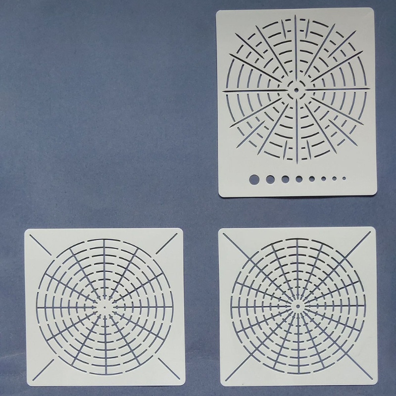 Khuôn Họa Tiết Mandala Bằng Đá Dùng Vẽ Tranh Sáng Tạo