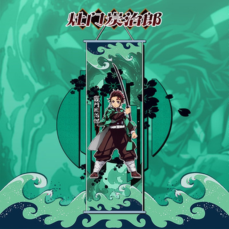Áp Phích Treo Tường Trang Trí In Hình Nhân Vật Anime Demon Slayer Nezuko Kimetsu No Yaiba