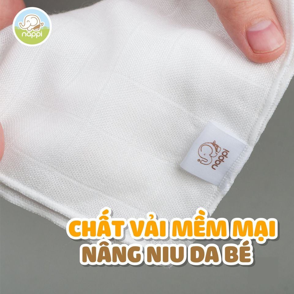 Khăn tắm sợi tre đa năng  Cao cấp cho bé kích thước 120x100cm