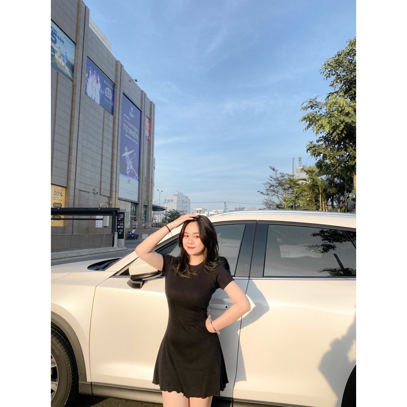 BASIC DRESS - ĐẦM THUN GÂN FORM XOÈ CỰC ĐẸP | BigBuy360 - bigbuy360.vn