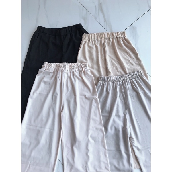 Quần suông lưng thun trend mặc nhà_2hand