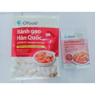 Combo Bánh gạo và sốt tokpokki