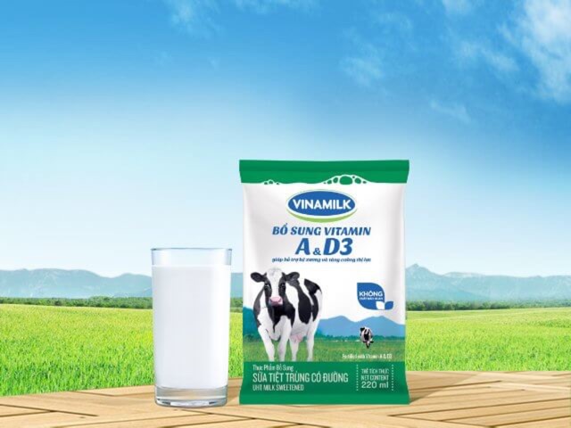 [CHỈ GIAO KHU VỰC HCM] Sữa bịch tiệt trùng Vianmilk có đường/không đường/ít đường - 1 thùng (48 bịch)