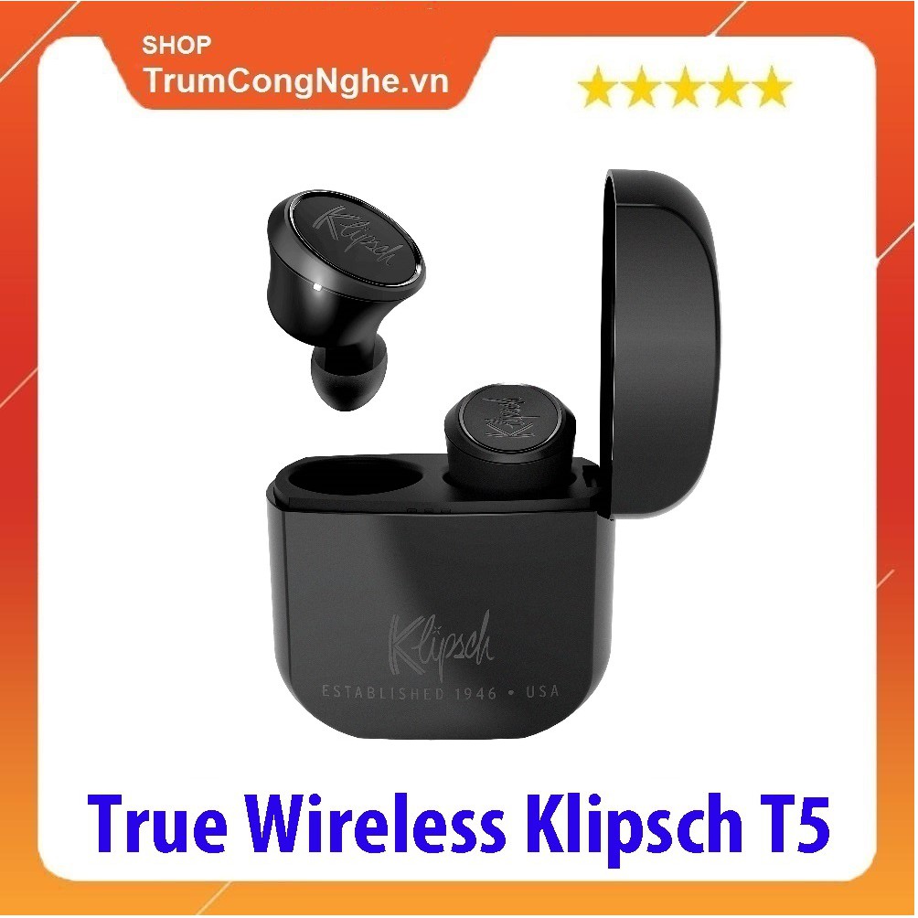 [Mã 157ELSALE hoàn 7% đơn 300K] Tai nghe Klipsch T5 True Wireless