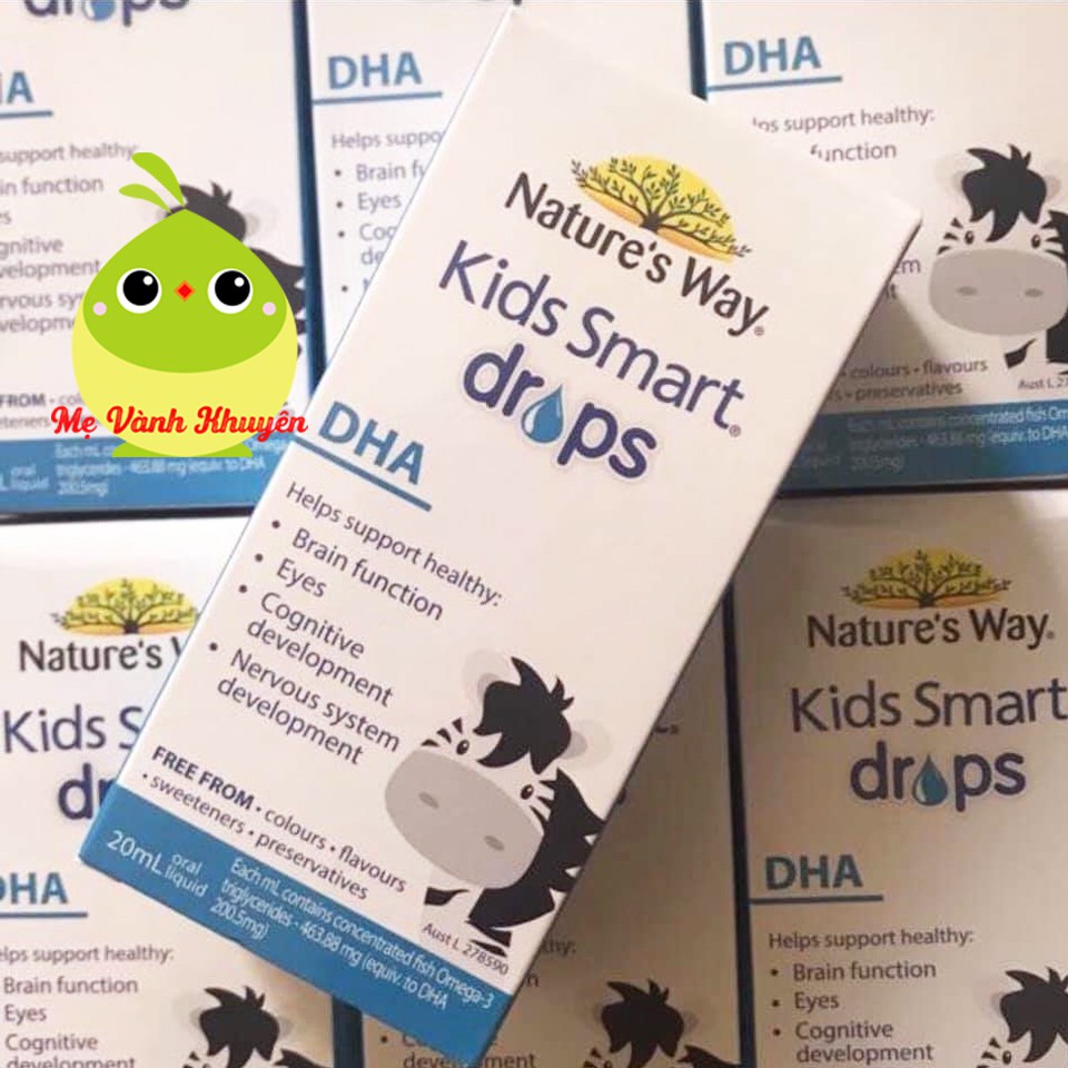 DHA giọt Nature’s Way Kids Smart DHA Drops, Úc (20ml)