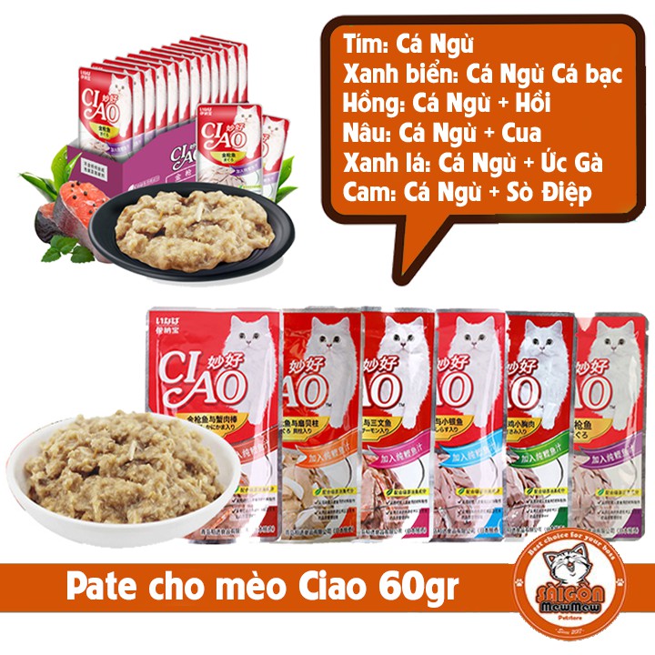 Pate Ciao 60gr cho mèo