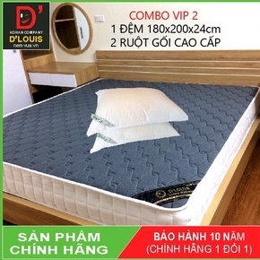 NỆM LÒ XO + RUỘT GỐI CAO CẤP MICRO FIBER
