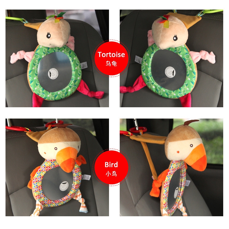 &lt; Hàng Có Sẵn &gt; Gương Chiếu Hậu Xe Ô Tô An Toàn Cho Bé ​​Gương Trang Điểm Tiện Lợi Chất Lượng