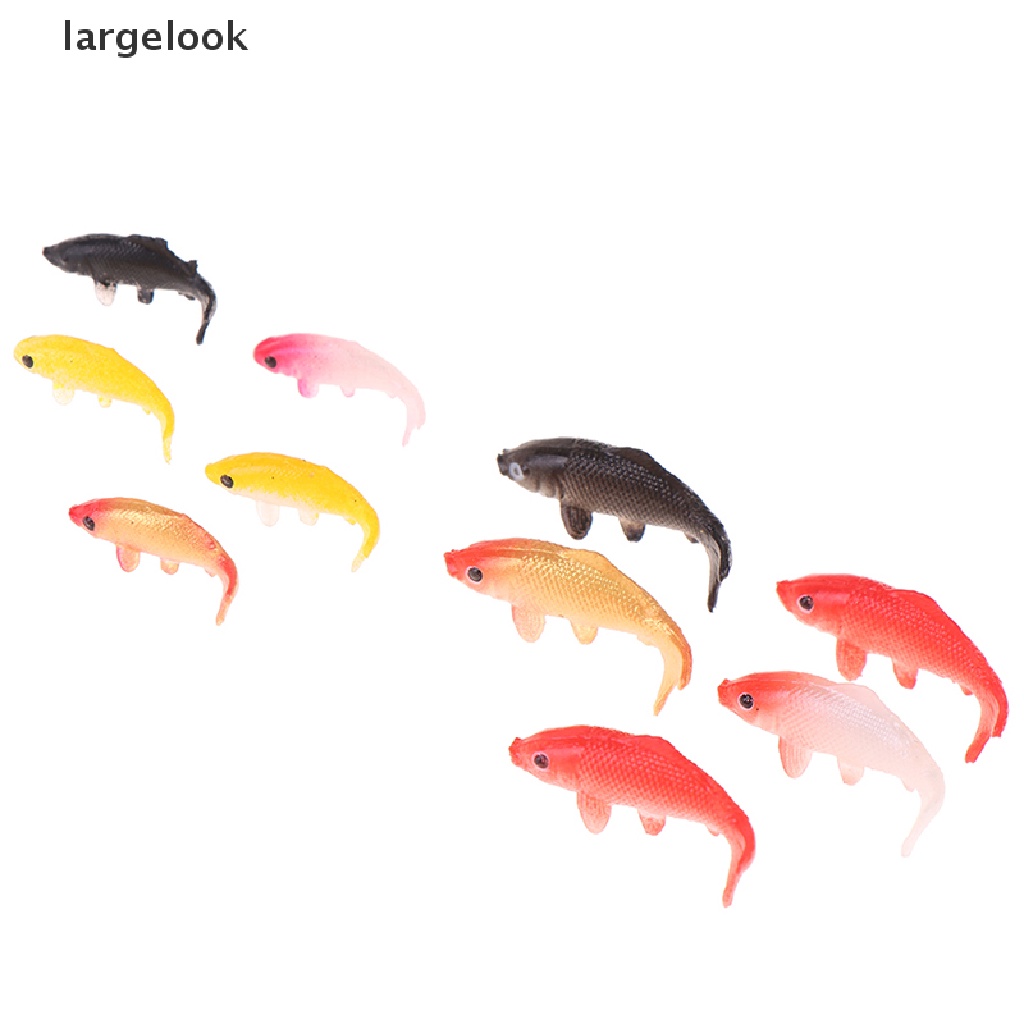 [largelook] 5pcs Dollhouse Miniature Fish carp Doll House Home Ornament Toy For Dollhouse ♨HOT SELL