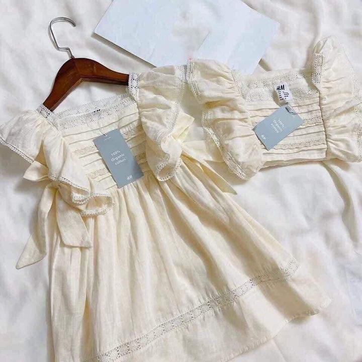 Váy cánh tiên phối ren -  Chất đũi mềm cực xinh. Cam kết hàng đẹp