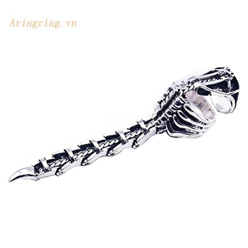 Arin Nhẫn Bạc Hình Bọ Cạp Phong Cách Gothic Punk Rock Dùng Hóa Trang Halloween Dành Cho Trẻ Em