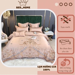 Sét chăn ga gối Lụa 100% - Chất liệu mềm mịn, rất được yêu thích tại Châu Âu