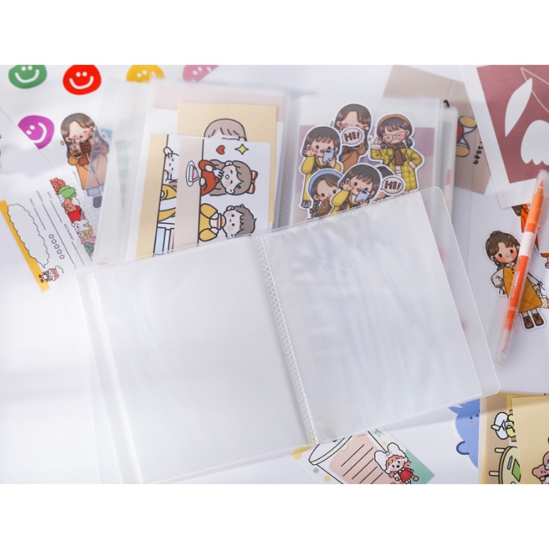 Sổ đựng sticker card album 80 trang size A6 | BNS049