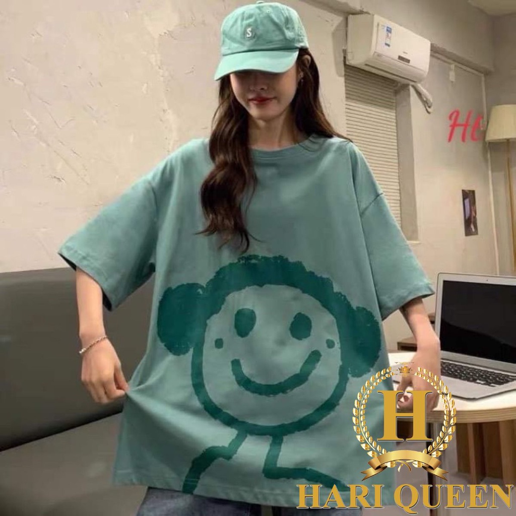 Áo phông 3d mặt to HARIQUEEN
