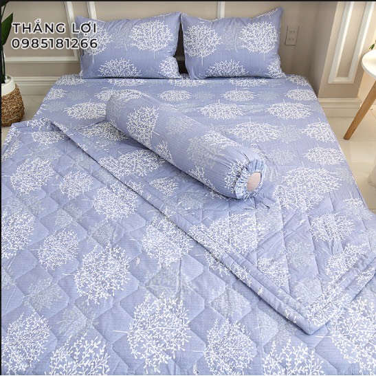 Drap Cotton 100% Thắng Lợi chính hãng Mẫu A628 IN LOGO THẮNG LỢI vệ sinh dễ dàng.