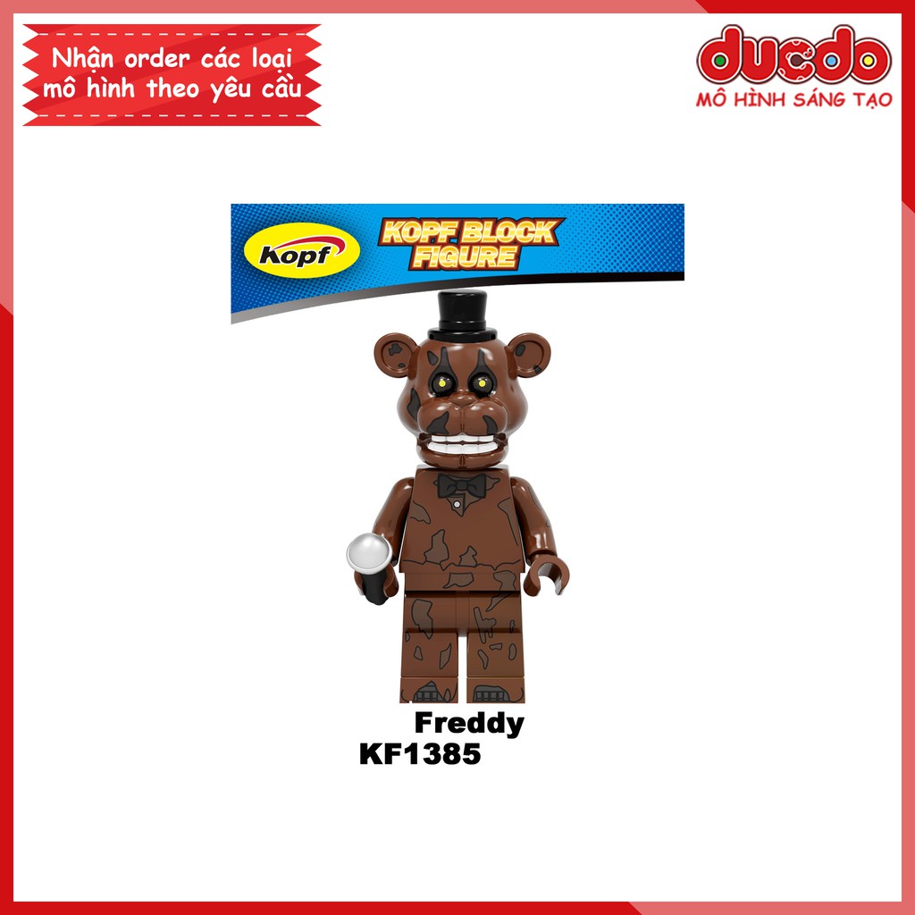 Minifigures các nhân vật trong game Five Nights at Freddy's - Đồ Chơi Lắp Ghép Xếp Hình Mini Mô hình Kopf KF 6121