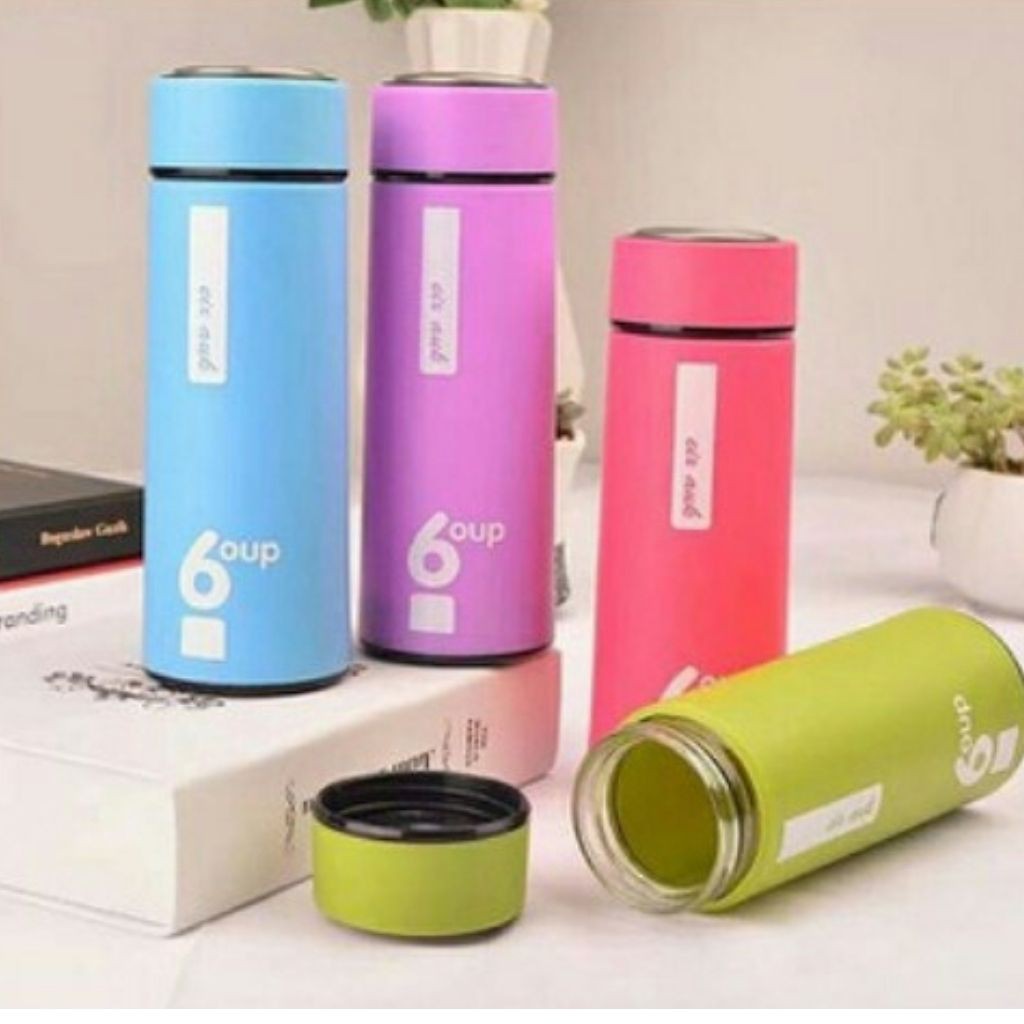 Bình Đựng Nước Giữ Nhiệt Lõi Thủy Tinh Chống Nóng 6 Oup Nhiều Màu Siêu Bền Đẹp 450ml