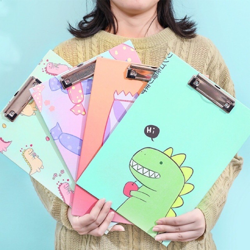 Bìa trình ký A4 họa tiết cartoon