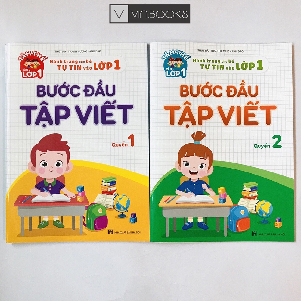 Sách - Bước Đầu Tập Viết - Combo 2 Quyển - Hành Trang Cho Bé Tự Tin Vào Lớp 1