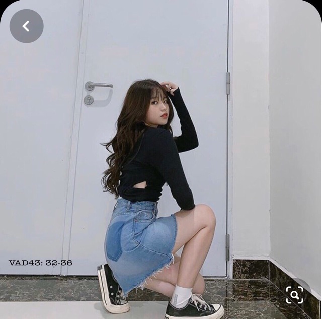 Váy jean chữ A bigsize 32-35 | BigBuy360 - bigbuy360.vn