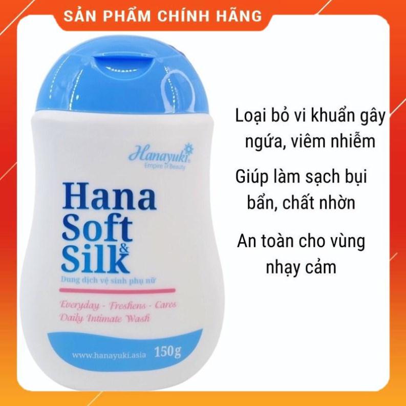 DUNG DỊCH VỆ SINH PHỤ NỮ HANA SOFT SILK THƠM LÂU CAM KẾT 100% CHÍNH HÃNG HANAYUKI