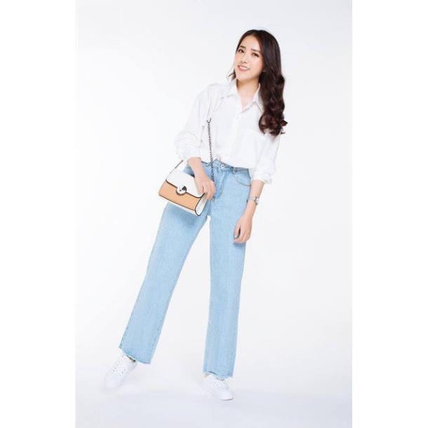SXAR OVIG Áo SOMI Trắng /Đen trơn DÀI TAY Unisex 26 22