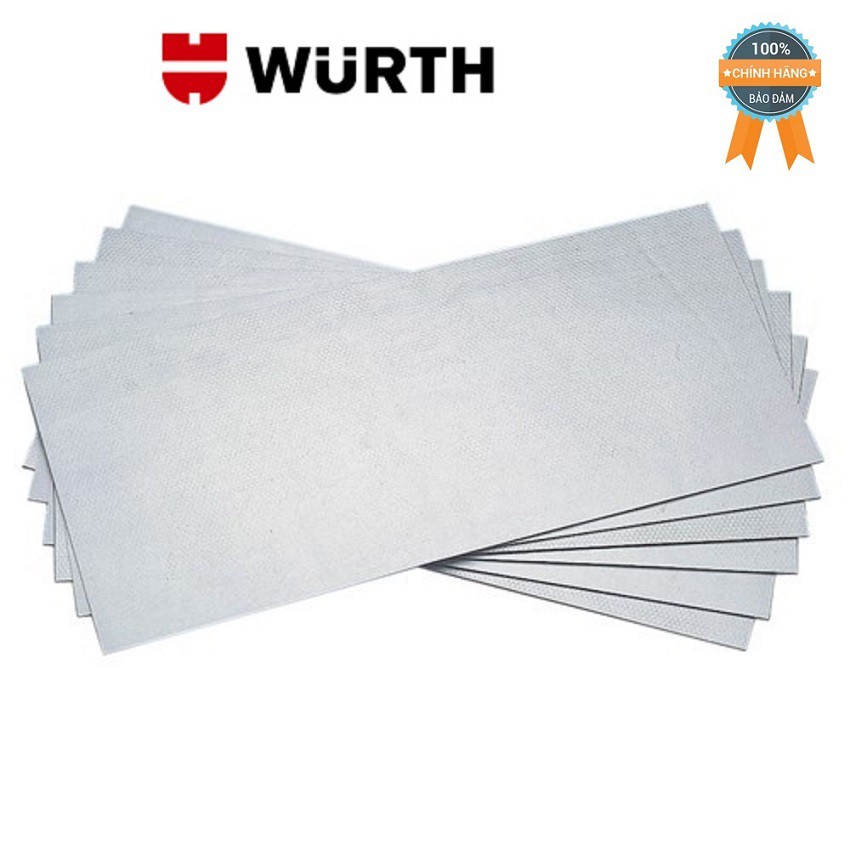 Tấm dán tiêu âm cửa xe hơi Wurth Sound Deadening Strips 6-Pack 0890100060 làm giảm tiếng ồn trong xe một cách hiệu quả.