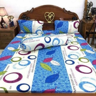 [Xả Kho] Bộ ga gối thun lạnh 4 món(ga+2 gối nằm+ôm) 1m8x2m