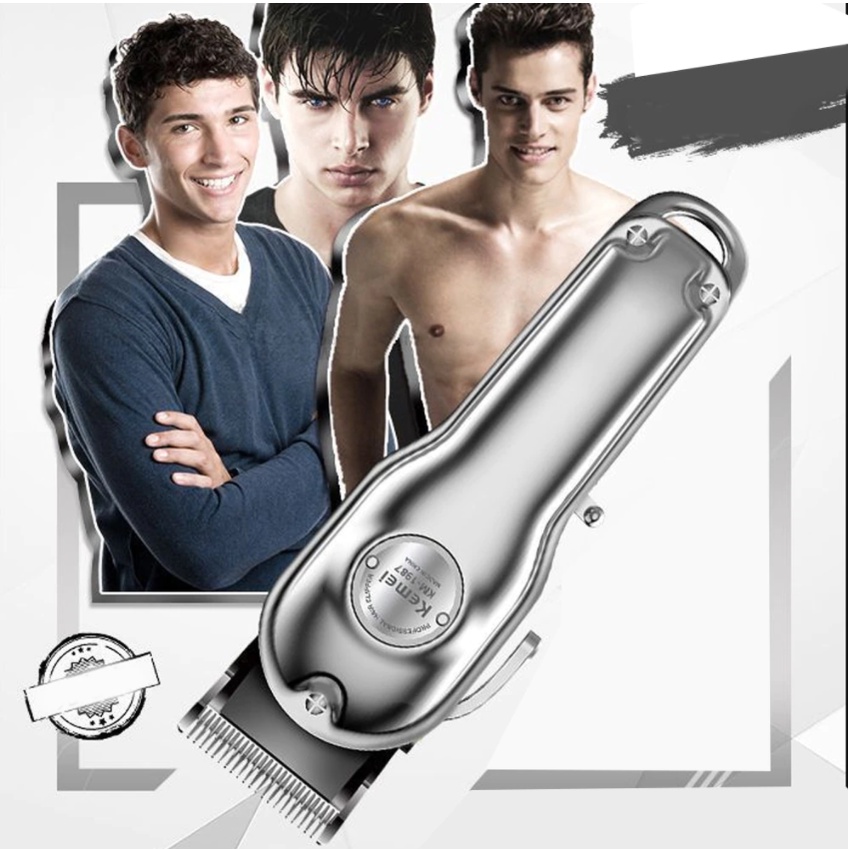 Tông Đơ Cắt Tóc Kemei KM 1987 - Cao Cấp - Chính Hãng - Chuyên Nghiệp - Babe Shop - Salon Tóc - Bảo Hành 12 Tháng