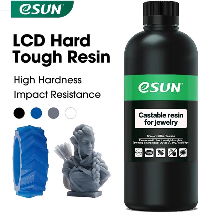 Nhựa in 3d eSun Hard-Tough Resin  0.5kg-1kg/Chai